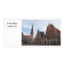 Postcard from Riga Photo Card Template