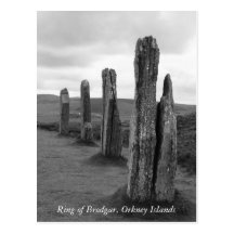 Postcard from the Ring of Brodgar, Orkney Islands