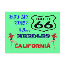 Postcard Get Your Kicks On Route 66 - Road Trip PC