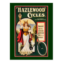 Postcard:  Hazlewood Cycles  - Vintage Bicycle