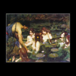 Postcard: "Hylas and the Nymphs" (detail) postcards