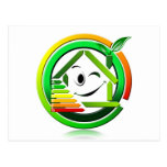 Postcard icon energeting saving