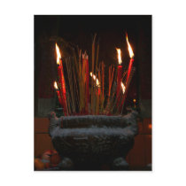 Postcard - Incense by effervescence Postcard - Incense