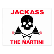 Postcard - JACKASS, The Martini
