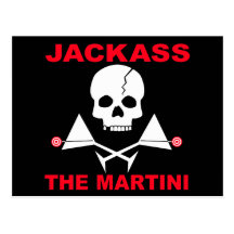 Postcard - JACKASS, The Martini