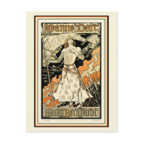 Postcard:  Jeanne d'Arc, Sarah Bernhardt