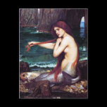 Postcard: John Waterhouse - A Mermaid postcards