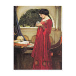 Postcard: John Waterhouse-The Crystal Ball(detail)