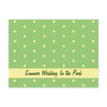 Postcard: Lemon Lime Dots