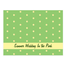 Postcard: Lemon Lime Dots