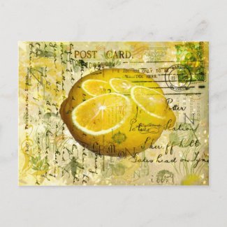 Postcard Lemons Postcard postcard