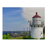 Postcard Lighthouse Newburyport Harbor Range Front