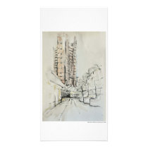 Postcard long design Hanover pencil Custom Photo Card