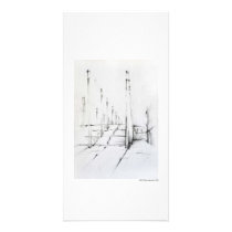Postcard long design Hanover pencil Photo Card