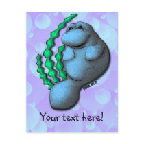 Postcard - Mia Manatee