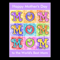 Postcard - MOM Pop Art postcards