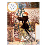 Postcard: Month of February - Février