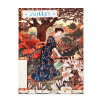 Postcard: Month of July - Jullet by VintageCabaret Postcard: Month of July - Jullet