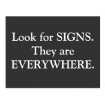 Postcard Motivation - Signs are Everywhere
