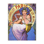 Postcard:  Mucha Illustration