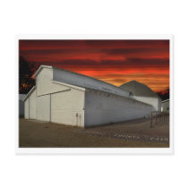 Postcard, Murray County barn by webstertiums Postcard, Murray County barn