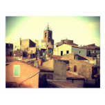 postcard mylifeisart pourrieres bell-tower roof postcards