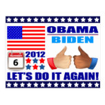 Postcard: Obama/Biden - Calendar -Do It Again!
