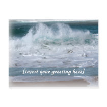 Postcard - Ocean Foam by effervescence Postcard - Ocean Foam