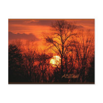 Postcard of a WV Sunset