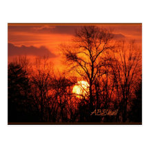Postcard of a WV Sunset