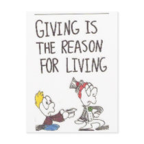 Postcard of animated funny church sayings