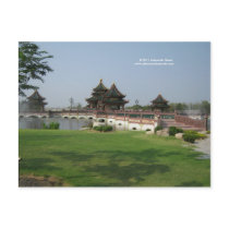 Postcard of asian architecture