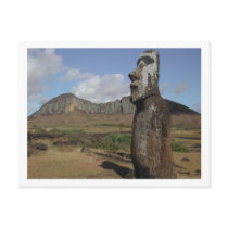 Postcard of Easter Island, Chile