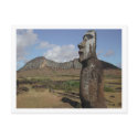 Postcard of Easter Island, Chile