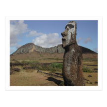 Postcard of Easter Island, Chile