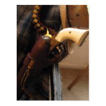Postcard of Gun and Holster