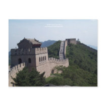 Postcard of the great wall of china.