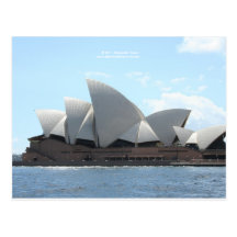 Postcard of the Sydney operahouse