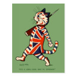 Postcard: Patriotic Cat