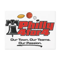 Postcard - Philly 4 for 4