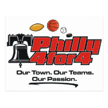 Postcard - Philly 4 for 4
