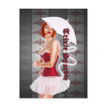 Postcard ~ Pin-up Doll Trixie Sparkle ~