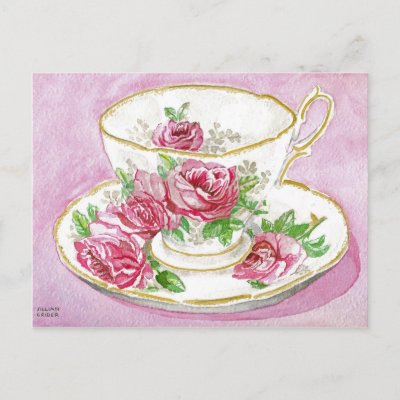 Floral Tea Cup