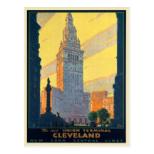 Postcard Poster Print for New York Central Lines