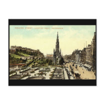 Postcard, Princes Street, Edinburgh by gregoryolney2 Postcard, Princes Street, Edinburgh