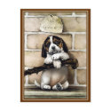Postcard: "Puppy, 4 Weeks Old" by VintagePets Postcard: "Puppy, 4 Weeks Old"