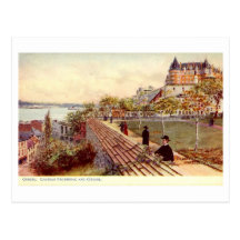 Postcard, Quebec, Chateau Frontenac