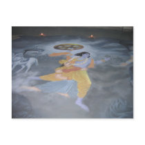 Postcard, Rangoli, IIT KGP, Diwali