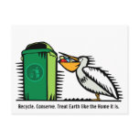 Postcard: "Recycle, Conserve"