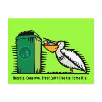 Postcard: "Recycle, Conserve"
